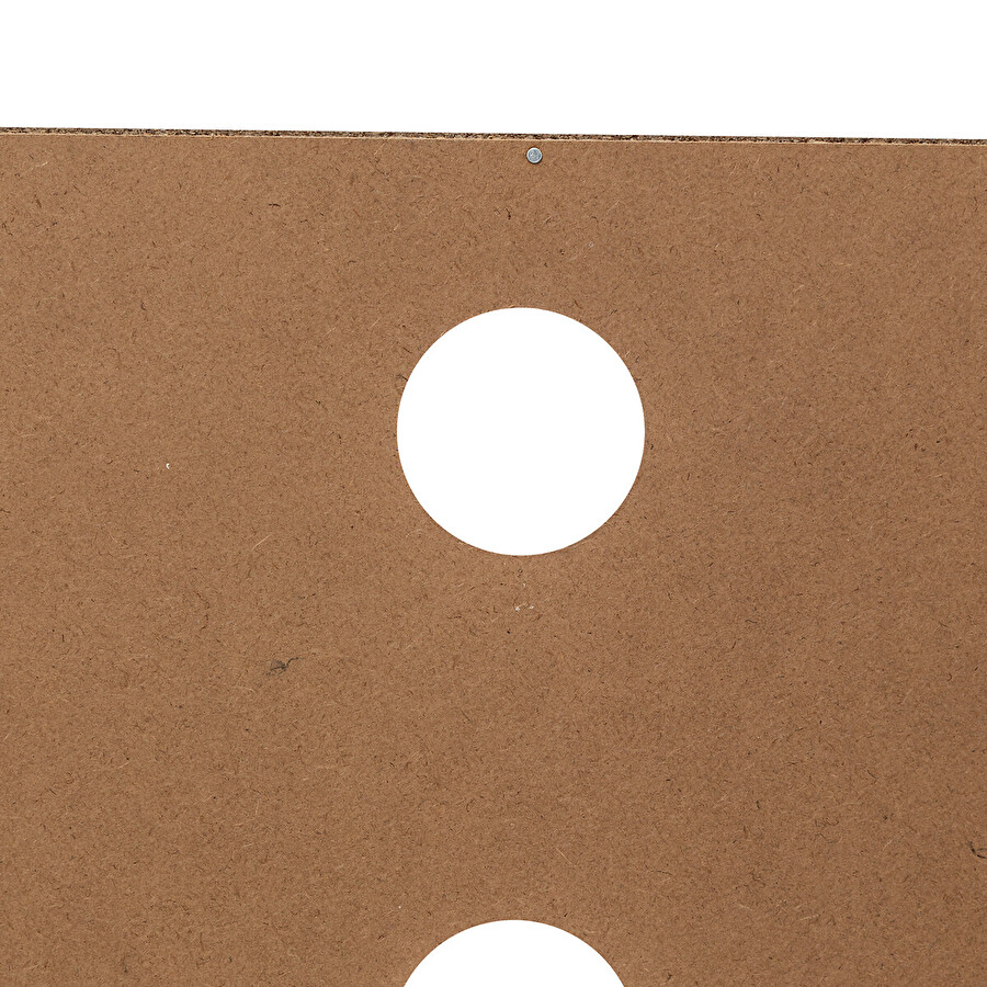 Meuble tv 2 placards, effet chêne naturel Abana