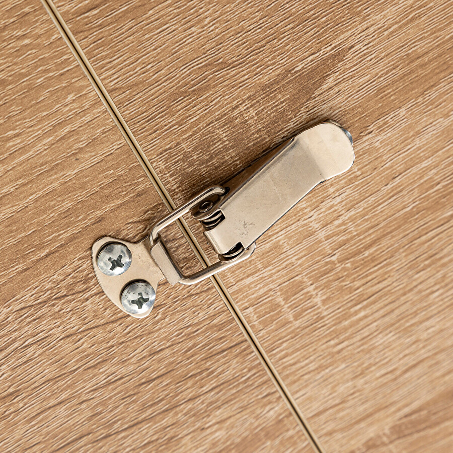 Table extensible 6/8 personnes, effet chêne naturel Aliaj