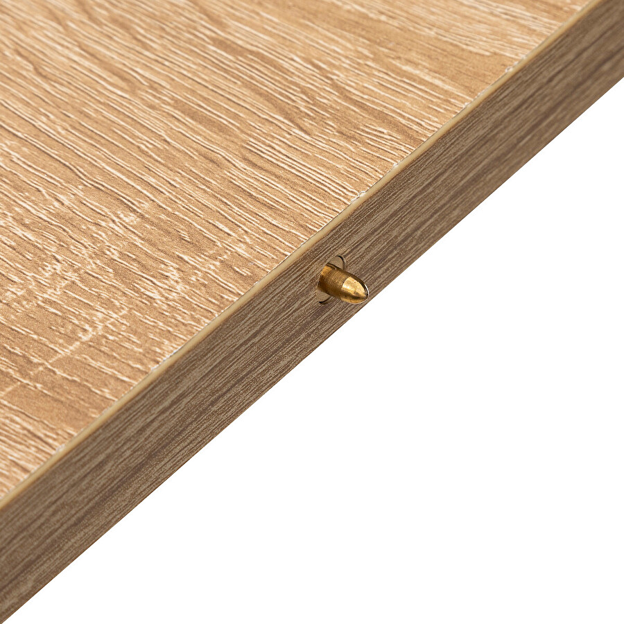 Table extensible 6/8 personnes, effet chêne naturel Aliaj