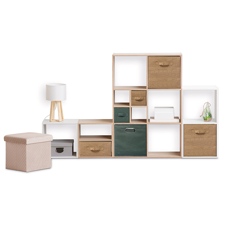 Panier toile de jute 31x15cm Mix'n modul