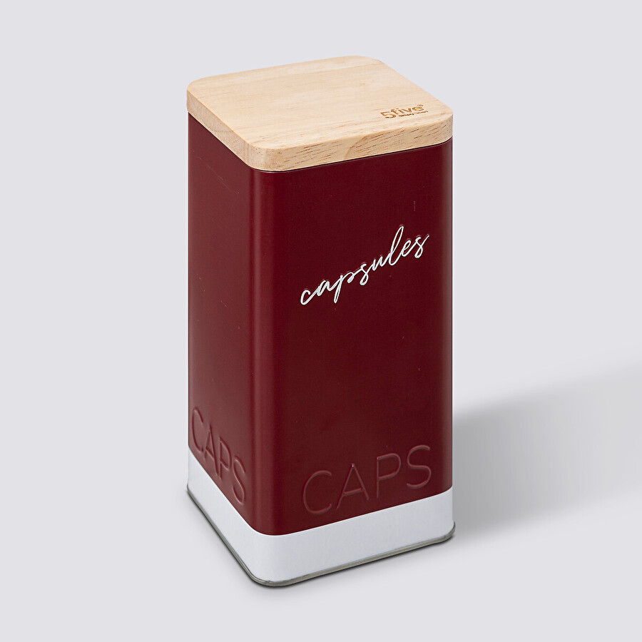 Boîte à capsules, bordeaux Color edition