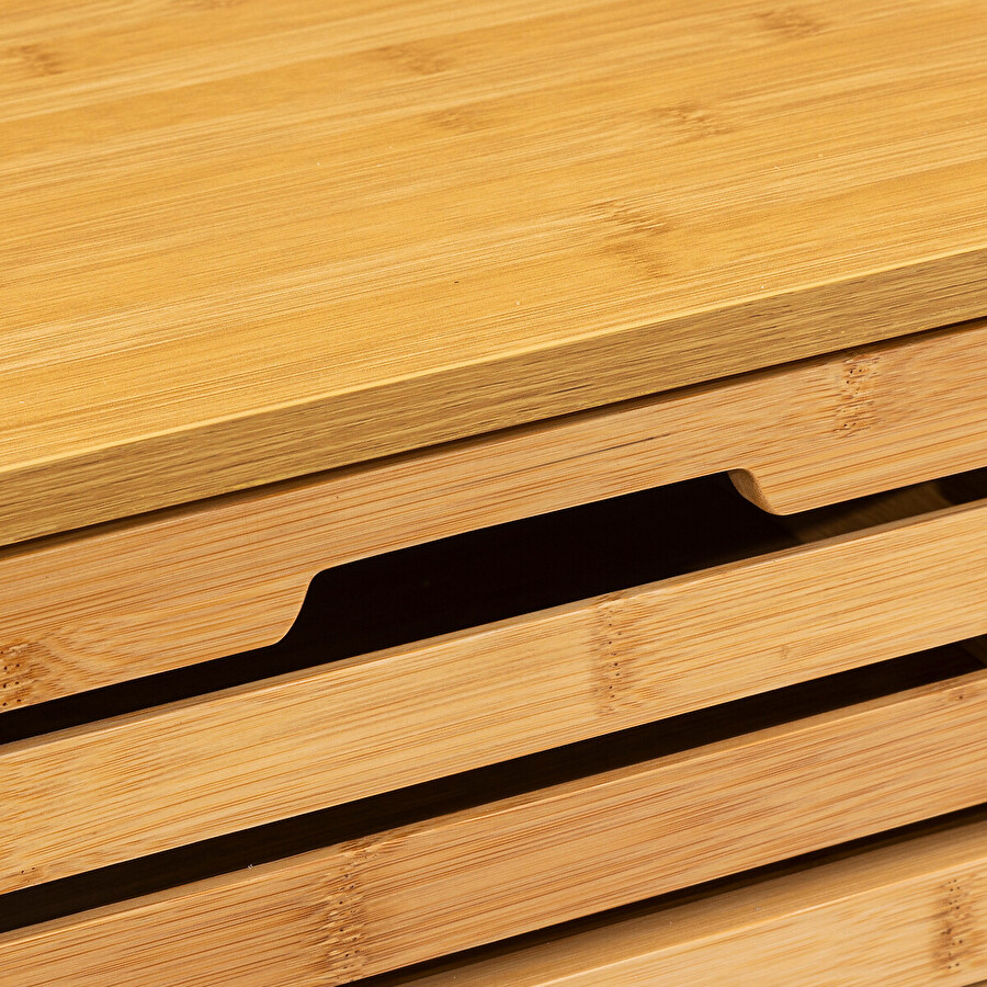 Meuble 4 tiroirs, bambou Sicela