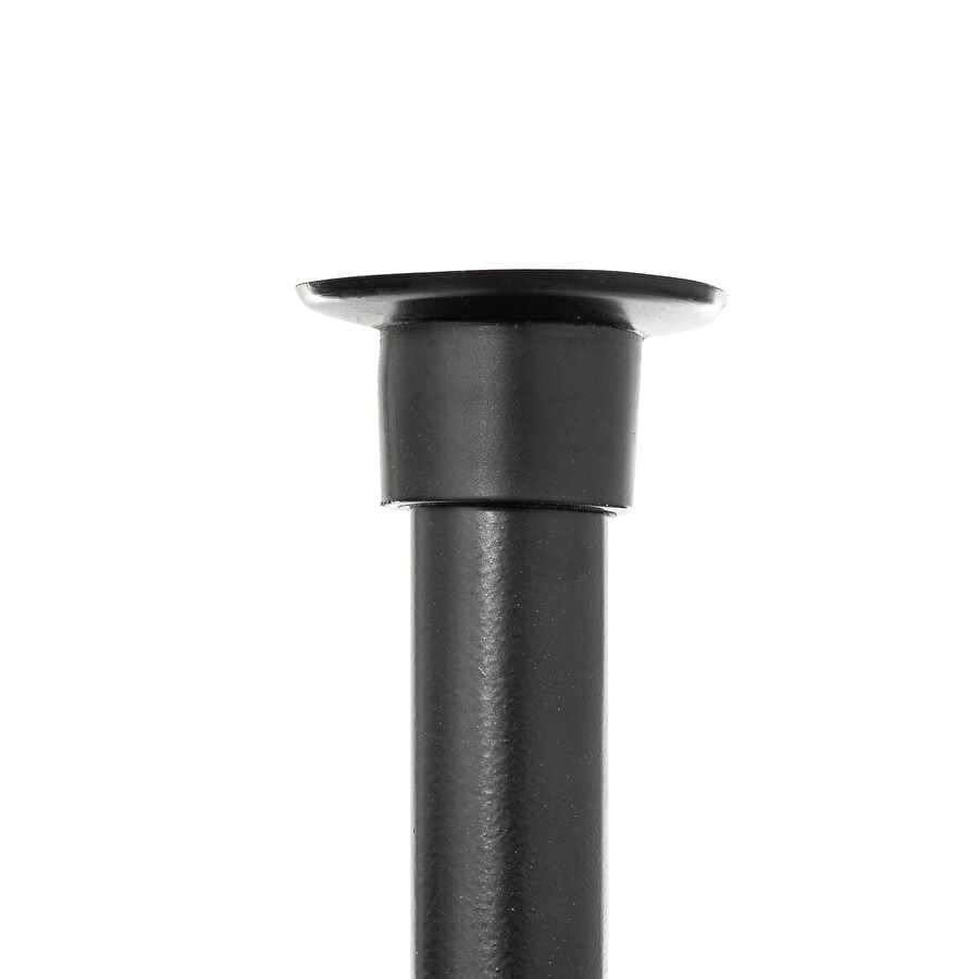 Étagère de douche télescopique rectangle, noir Blackalu