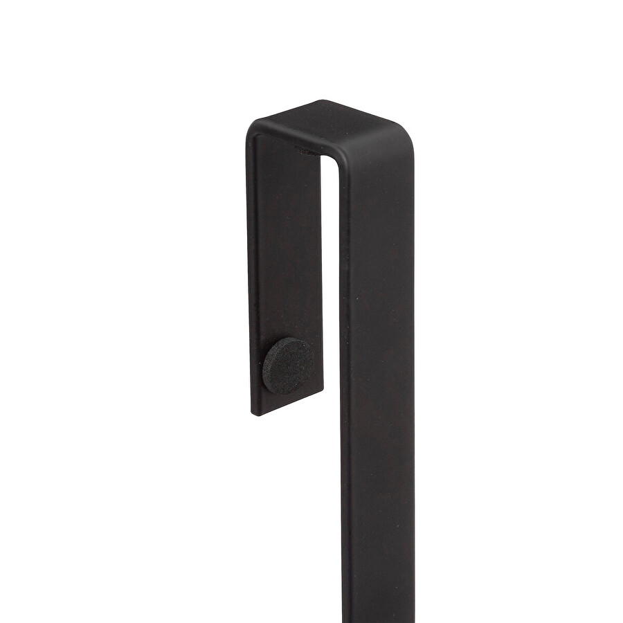 Serviteur de douche 2 niveaux stick adhésif, noir Blackalu