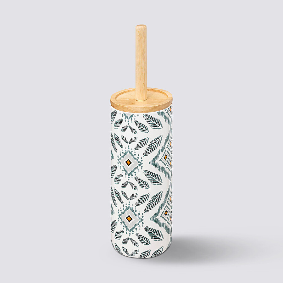 Brosse wc, blanc et vert Hapache