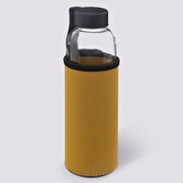 Bouteille réutilisable verre, housse néoprène 0,5l