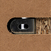 Buffet placard 3 tiroirs, effet chêne naturel Abana