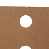 Meuble tv 2 placards, effet chêne naturel Abana