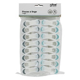 Lot de 16 pinces à linges 