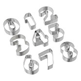 Lot de 30 emporte-pièces chiffres et lettres 