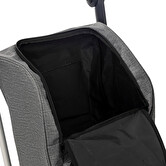 Chariot pliant 4 roues, gris 