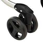 Chariot pliant 4 roues, gris 