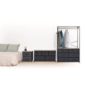 Commode basse 5 tiroirs Tissa