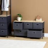 Commode basse 5 tiroirs Tissa