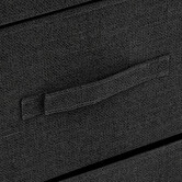 Rangement 3 tiroirs, gris foncé Tissa