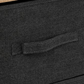 Rangement haut 5 tiroirs, gris foncé Tissa