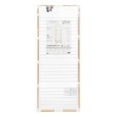 Étendoir à linge tour 4 roues 40m, effet bois Bara