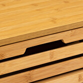 Meuble 4 tiroirs, bambou Sicela