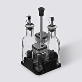 Set bouteille huille/vinaigre x4 