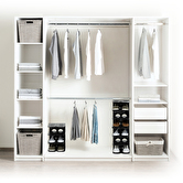 Range-chaussures x4, plastique Spacy