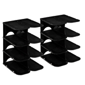 Range-chaussures x4, plastique Spacy