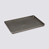Plat cuisson rectangle perforé 39x27cm 
