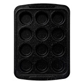 Moule 12 muffins 32x13,5cm, acier Caractère