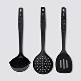 3 ustensiles de cuisine, noir Caractère