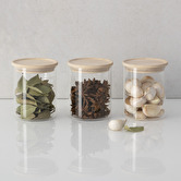 Set de 3 bocaux en verre, 350ml Hermet