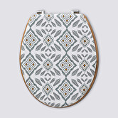 Abattant wc, blanc et vert Hapache