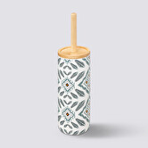 Brosse wc, blanc et vert Hapache