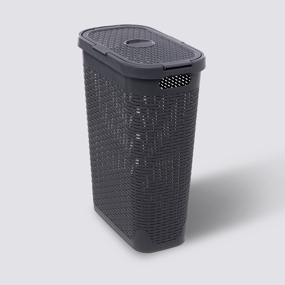Panier linge 40l, gris anthracite 