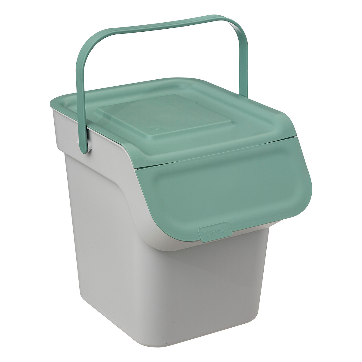Poubelle de tri sélectif empilable en plastique 20l 