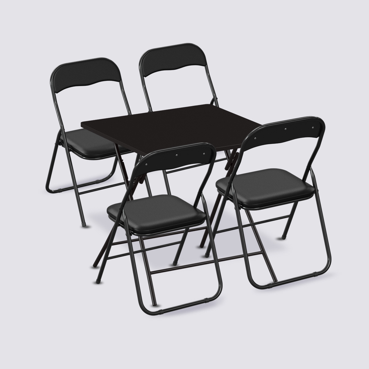 Table et 4 chaises pliantes 