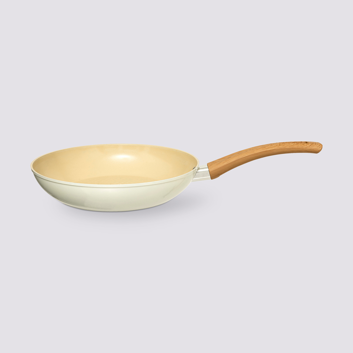 Poêle aluminium forgé beige, 24cm Harmony