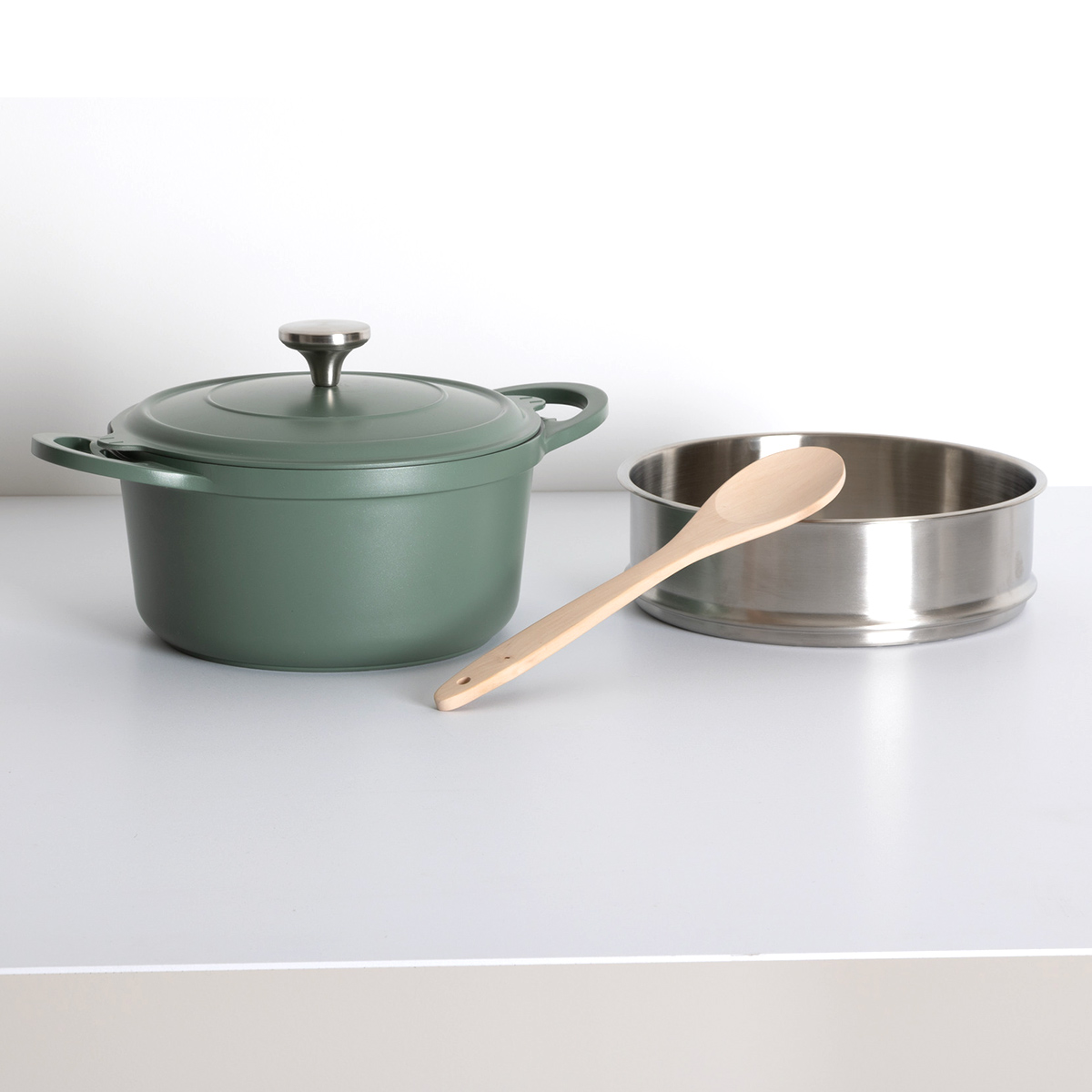 Cocotte aluminium, d.24 cm 