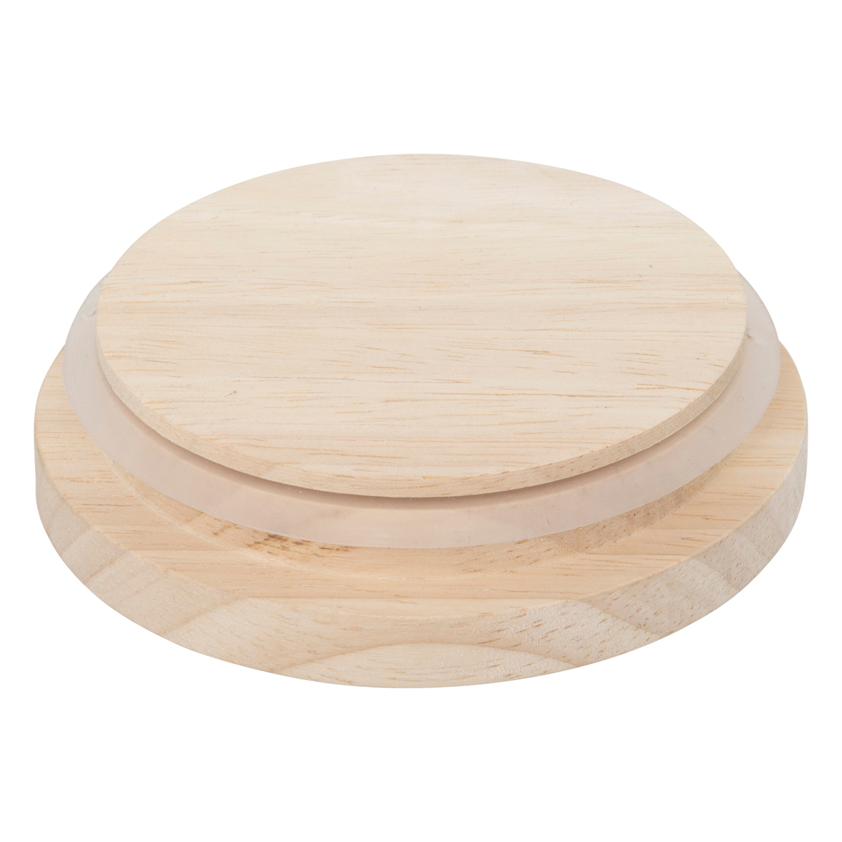 Bocal verre couvercle bois 1,6l Hermet