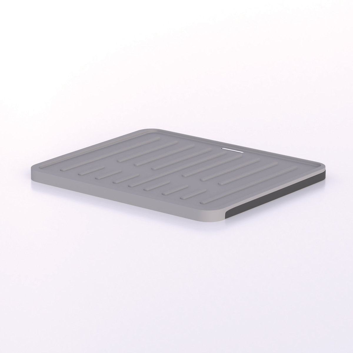 Égouttoir avec rack extensible, gris Néo