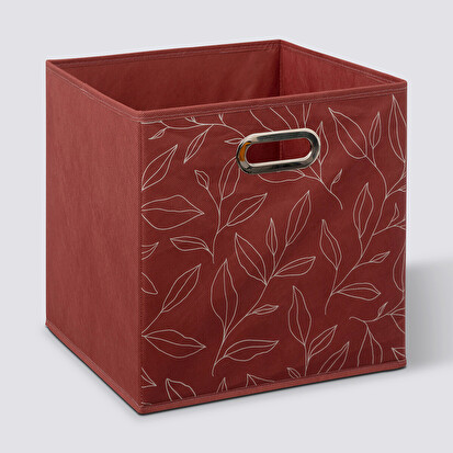 panier-tissu-31x31cm-rouge-avec-motifs