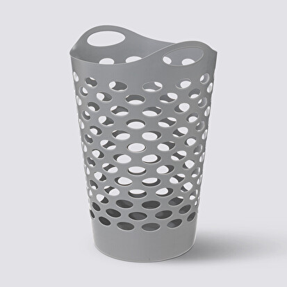 Panier à linge 60l, gris 