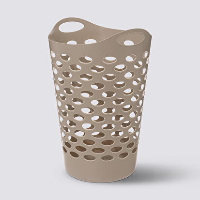 Panier à linge 60l, beige 