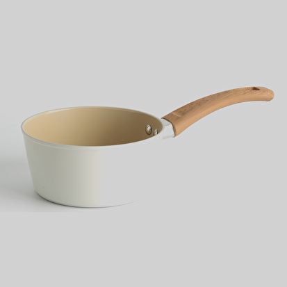 Casserole aluminium forgé beige, 16cm Harmony