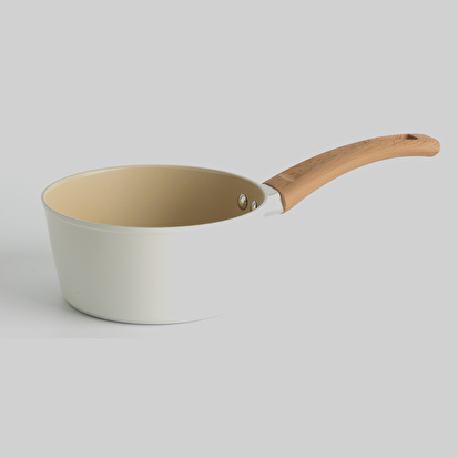 Casserole aluminium forgé beige, 20cm Harmony