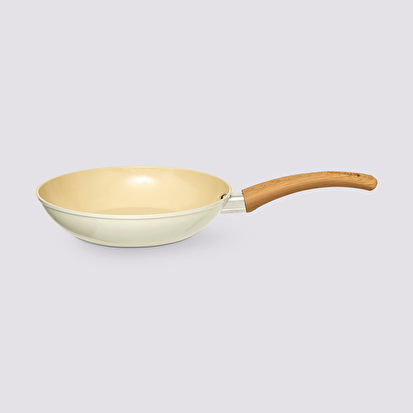 Poêle aluminium forgé beige, 20cm Harmony