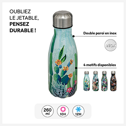 Bouteille isotherme 0,26l Jungle