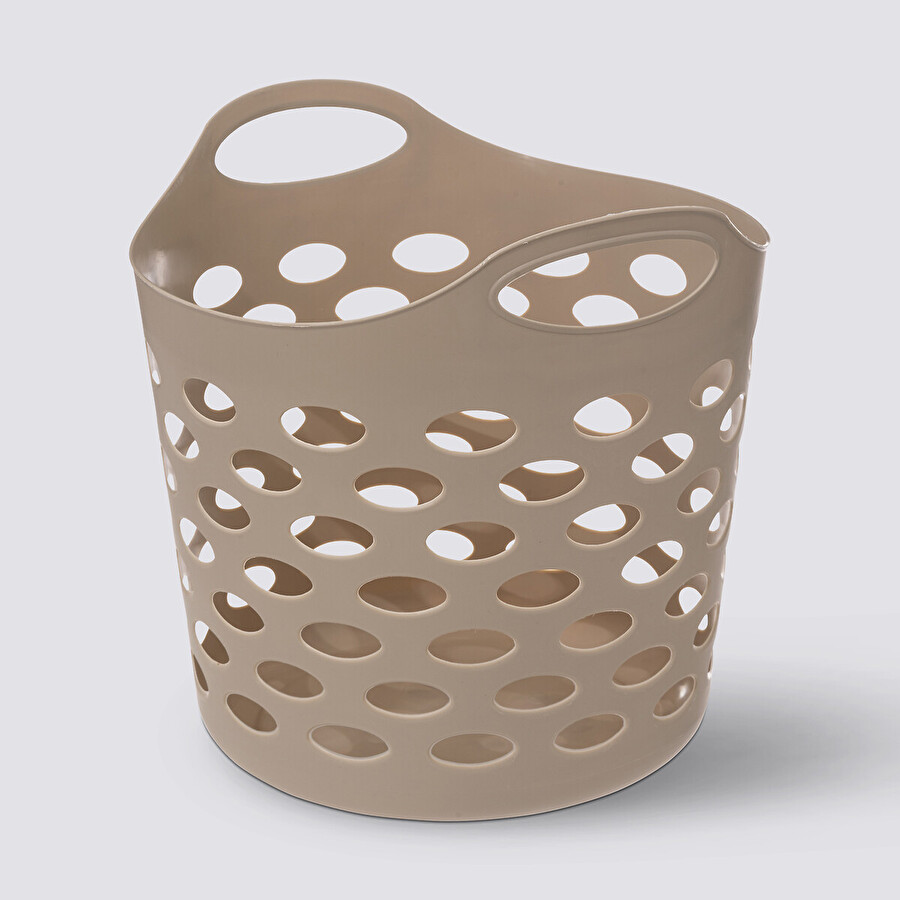 Corbeille à linge 28l, beige 
