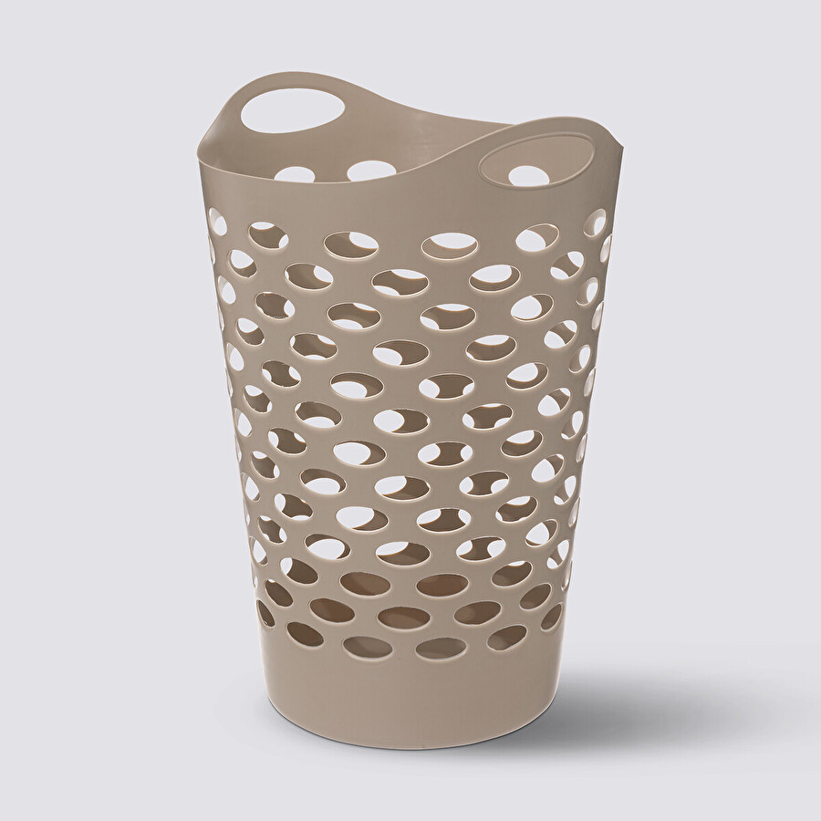 Panier à linge 60l, beige 