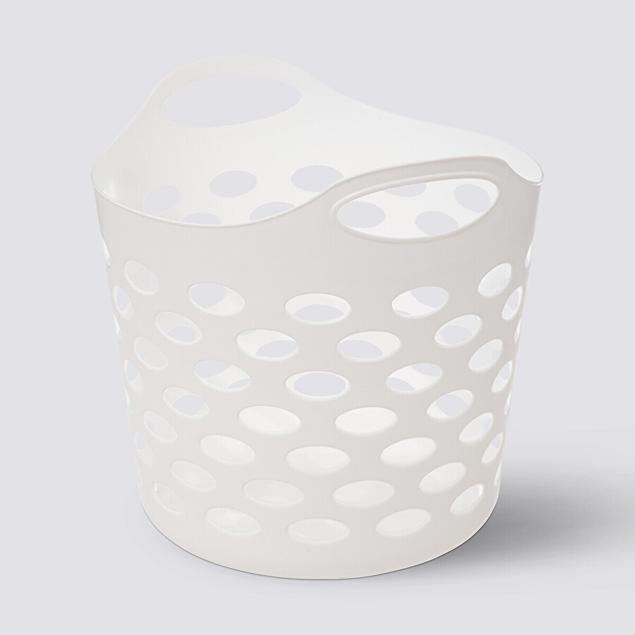 Corbeille à linge 28l, blanc 