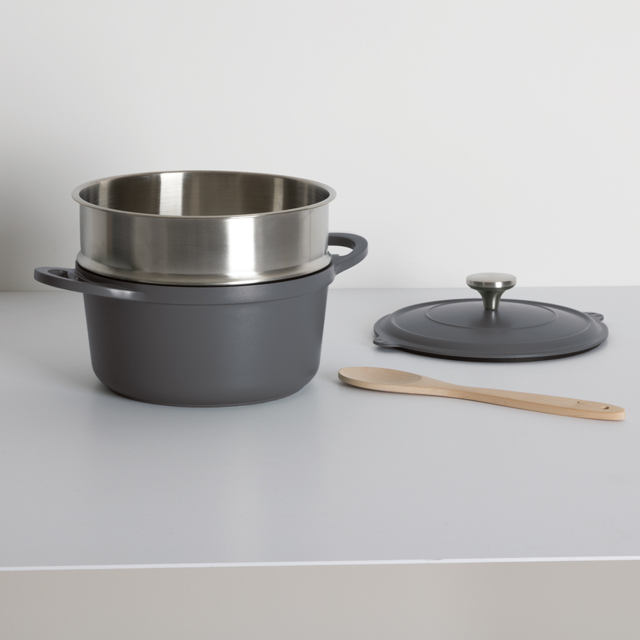 Cocotte aluminium, d.24 cm 
