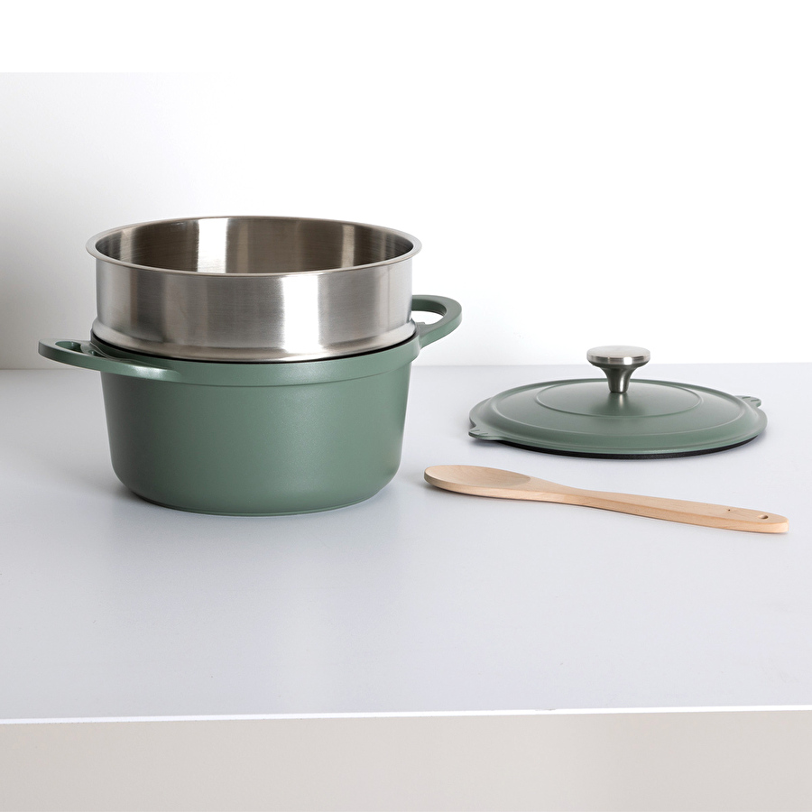 Cocotte aluminium, d.24 cm 